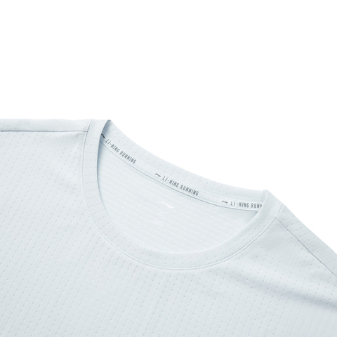 LI-NING李宁2025男子短袖T恤针织无领短TATSV471-3