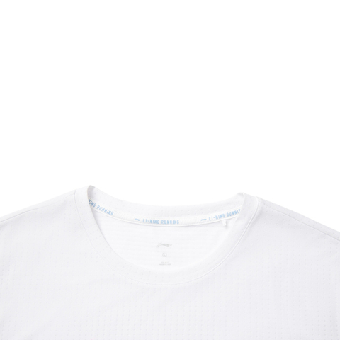 LI-NING李宁2025男子短袖T恤针织无领短TATSV471-2