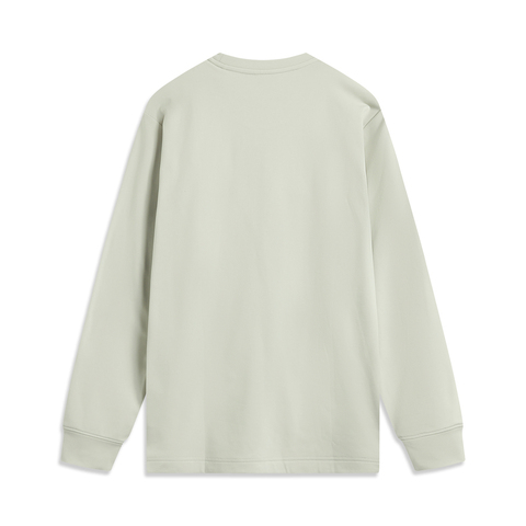 LI-NING李宁2025男子长袖T恤针织无领长TATLV061-3