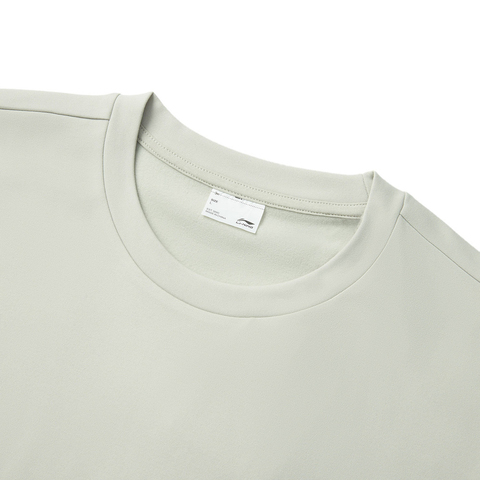 LI-NING李宁2025男子长袖T恤针织无领长TATLV061-3