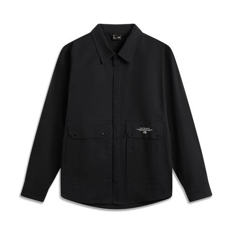 LI-NING李宁2025男子休闲衬衫梭织长袖衬衫AJDV037-1