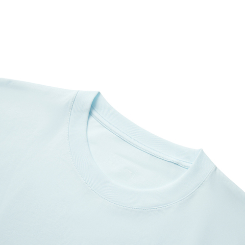 LI-NING李宁2025男子短袖文化衫针织无领短TAHSV229-3