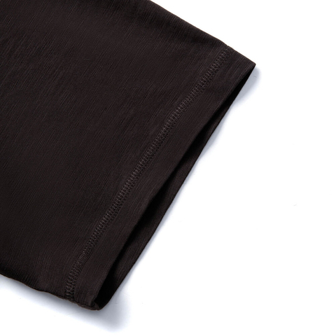 LI-NING李宁2025男子短袖文化衫针织无领短TAHSV023-2