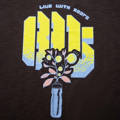 LI-NING李宁2025男子短袖文化衫针织无领短TAHSV023-2