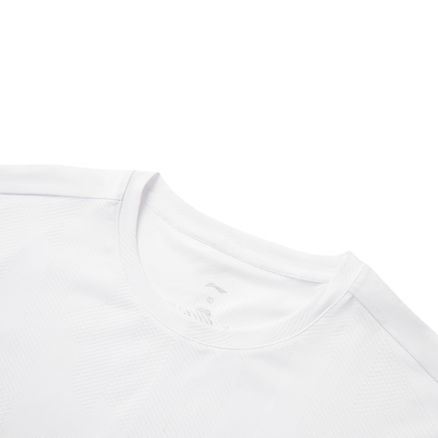 LI-NING李宁2025男子短袖T恤针织无领短TATSV075-9