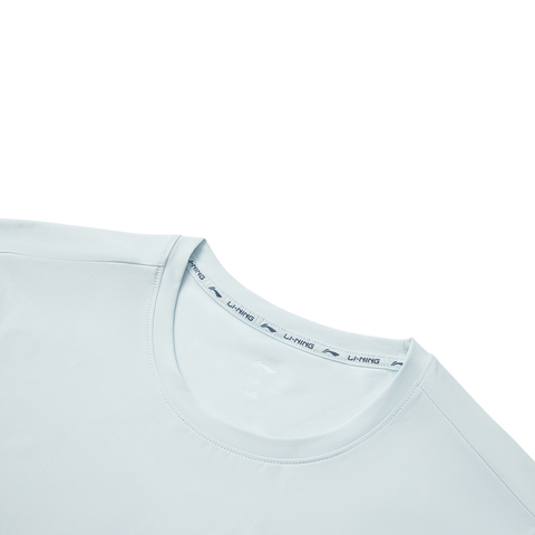 LI-NING李宁2025男子短袖T恤针织无领短TATSV361-3