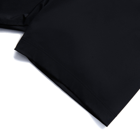 LI-NING李宁2025男子短袖T恤针织无领短TATSV107-1