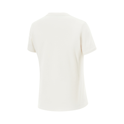 LI-NING李宁2025女子短袖T恤针织无领短TATSV140-1