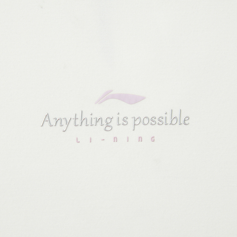 LI-NING李宁2025女子短袖T恤针织无领短TATSV346-4