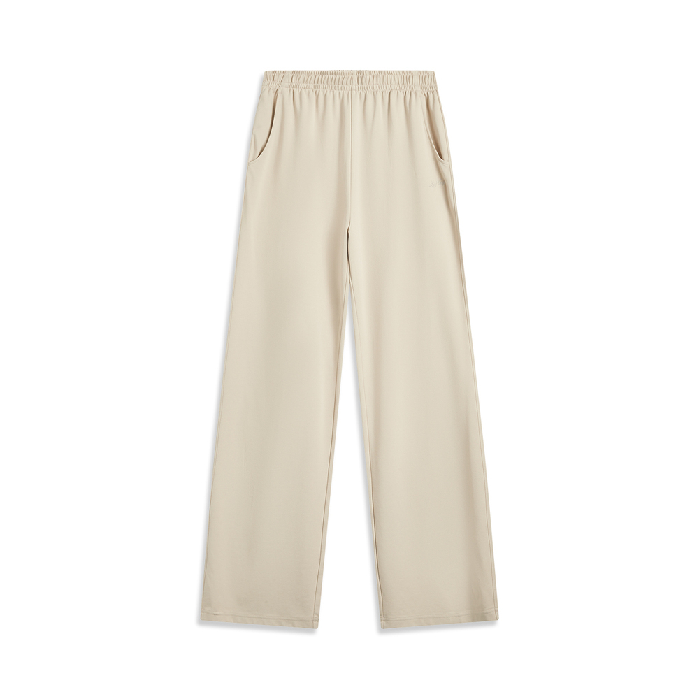 LI-NING李宁2025女子卫裤针织长裤AKLV200-2