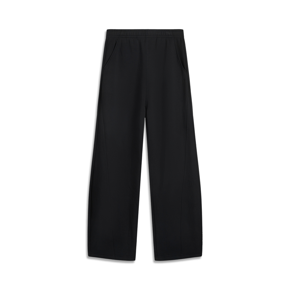 LI-NING李宁2025女子卫裤针织长裤AKLV198-2