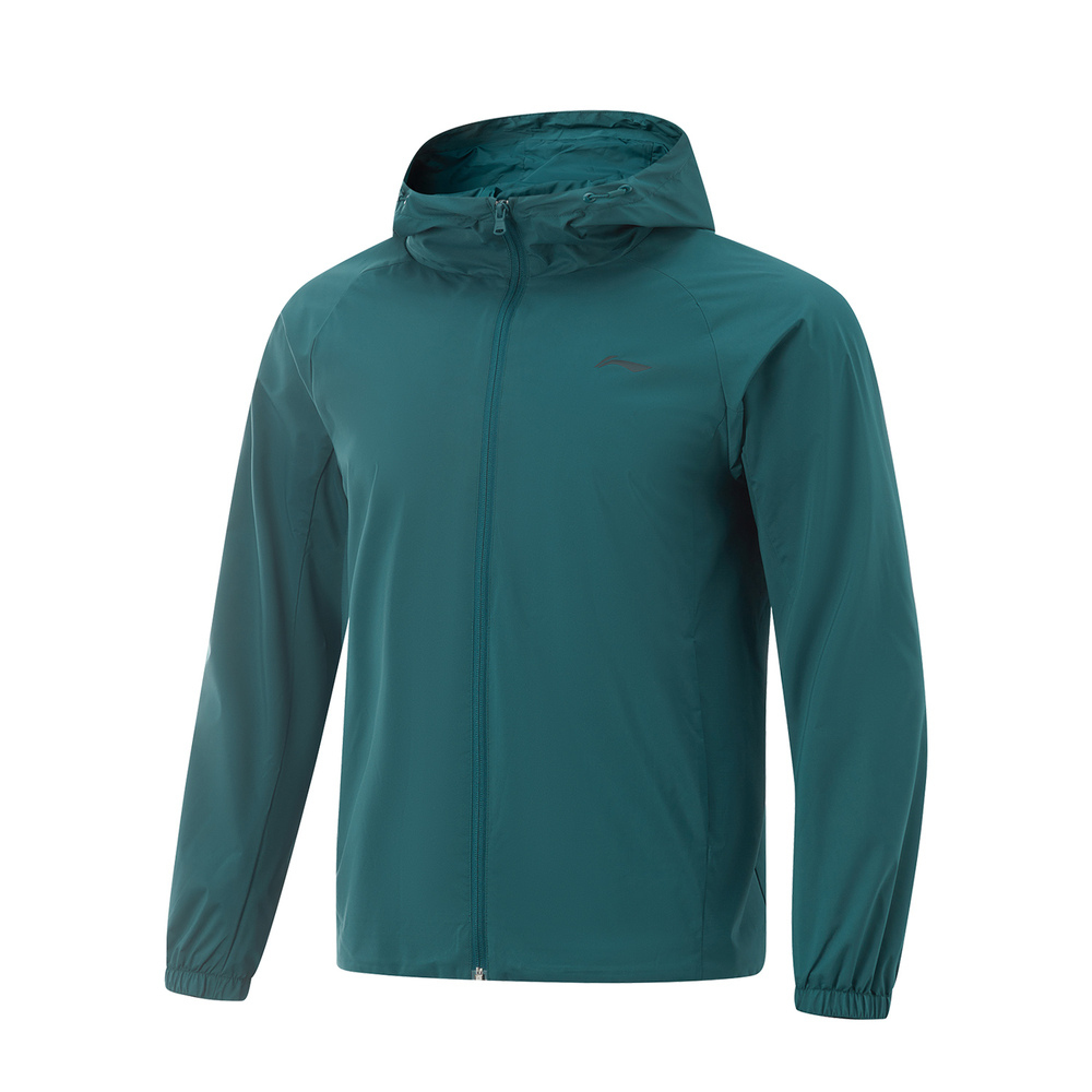 LI-NING李宁2025男子运动风衣梭织连帽外套AFDV081-6