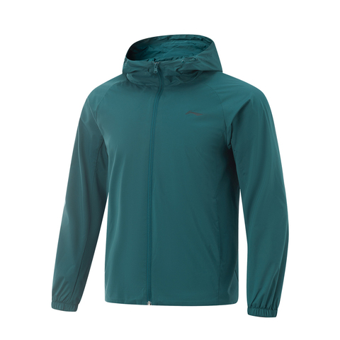 LI-NING李宁2025男子运动风衣梭织连帽外套AFDV081-6