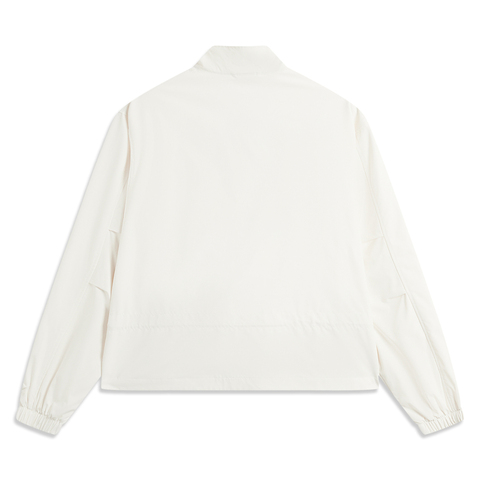 LI-NING李宁2025女子运动风衣梭织连帽外套AFDV150-7