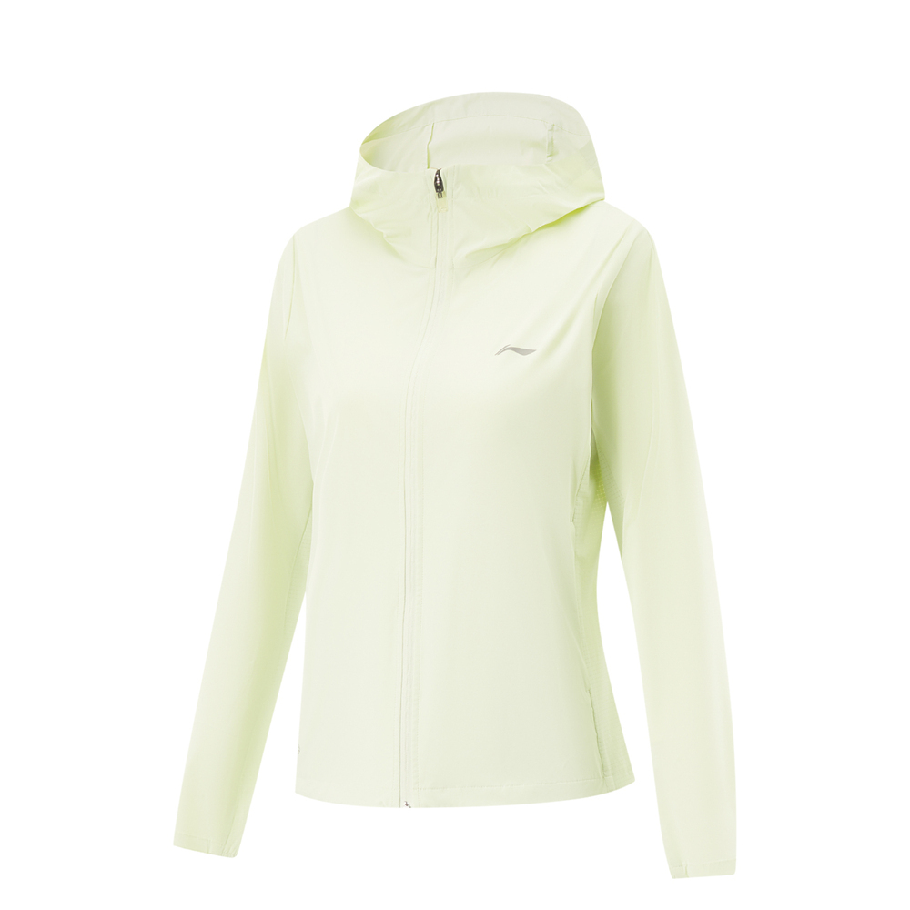 LI-NING李宁2025女子运动风衣梭织连帽外套AFDV252-6