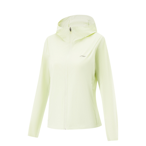 LI-NING李宁2025女子运动风衣梭织连帽外套AFDV252-6