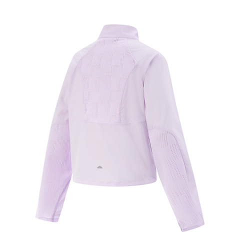 LI-NING李宁2025女子运动风衣梭织连帽外套AFDV042-4