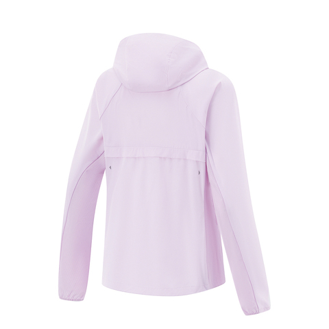 LI-NING李宁2025女子运动风衣梭织连帽外套AFDV252-5