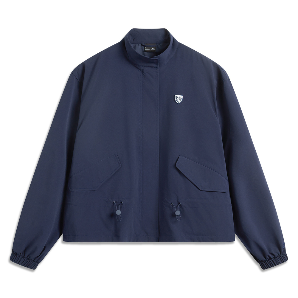 LI-NING李宁2025女子运动风衣梭织连帽外套AFDV150-6