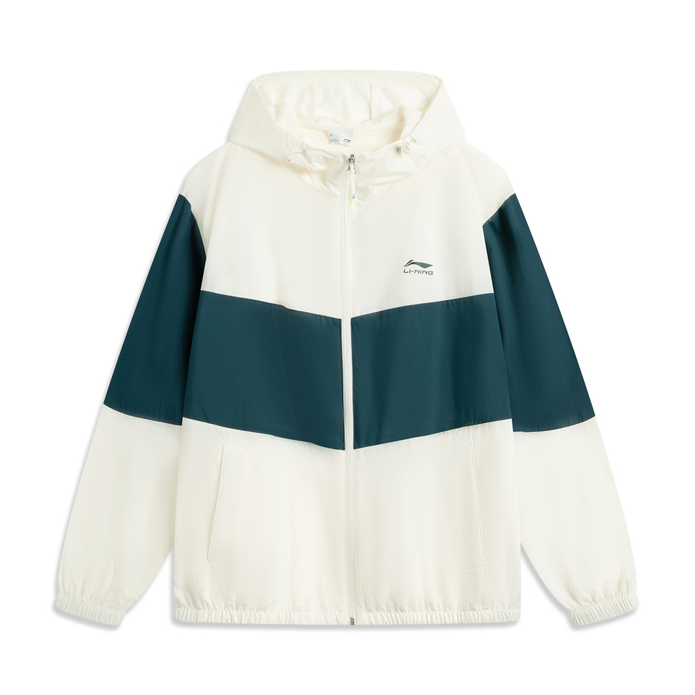 LI-NING李宁2025男子运动风衣梭织连帽外套AFDV609-1