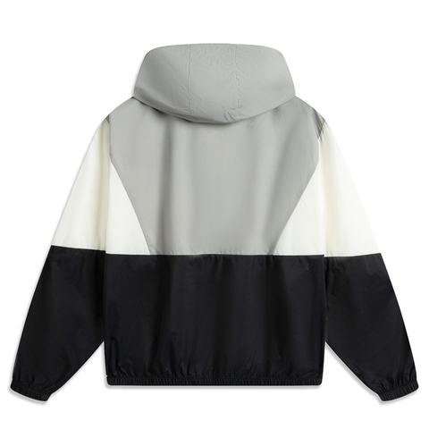 LI-NING李宁2025男子运动风衣梭织连帽外套AFDV609-2