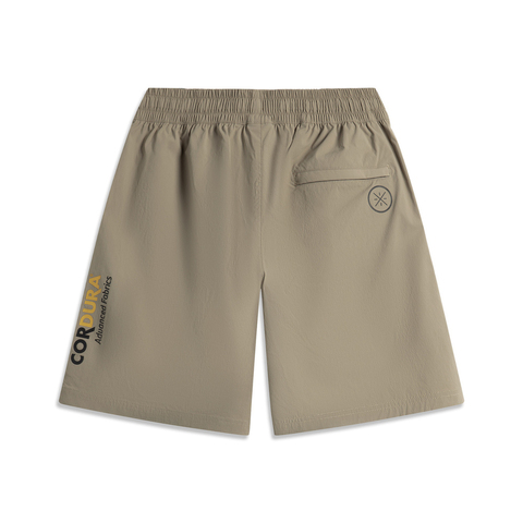 LI-NING李宁2025男子休闲短裤梭织短裤AKSV027-4