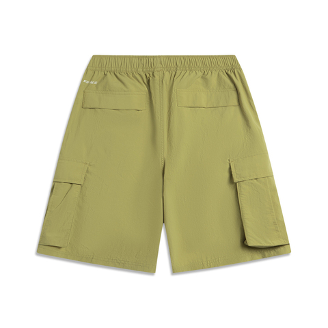 LI-NING李宁2025男子运动短裤梭织短裤AKSV031-3