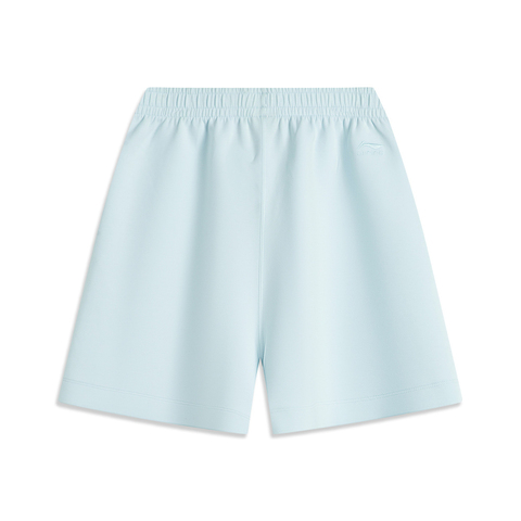 LI-NING李宁2025女子短卫裤针织短裤AKSV178-1