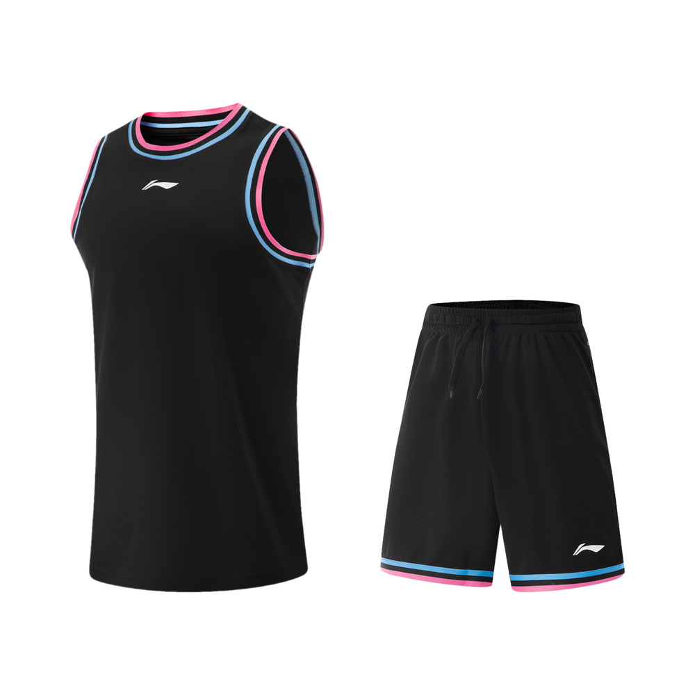 LI-NING李宁2025男子比赛套装短袖套服AATV001-14