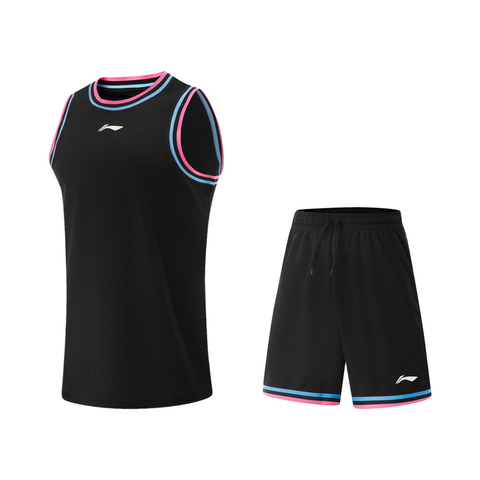 LI-NING李宁2025男子比赛套装短袖套服AATV001-14