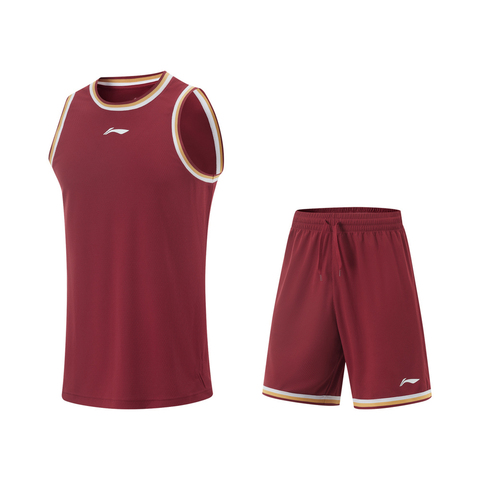 LI-NING李宁2025男子比赛套装短袖套服AATV001-13