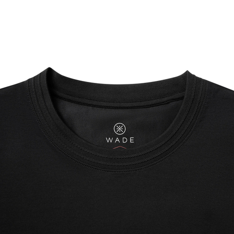 LI-NING李宁2025男子短袖文化衫针织无领短TAHSV011-1