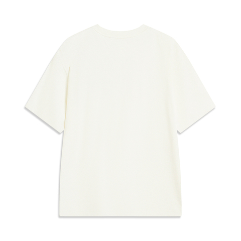 LI-NING李宁2025男子短袖文化衫针织无领短TAHSV145-1