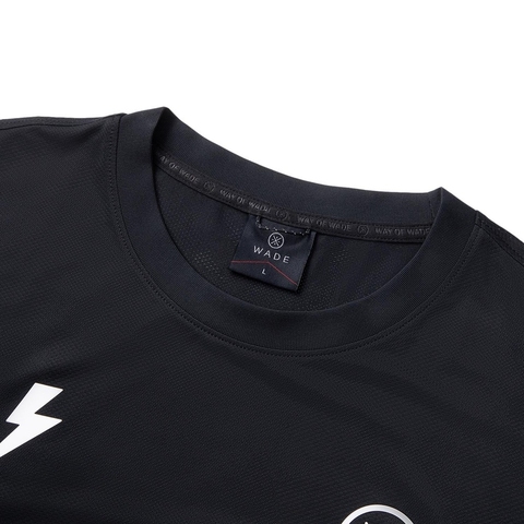 LI-NING李宁2025男子短袖T恤针织无领短TATSV015-1