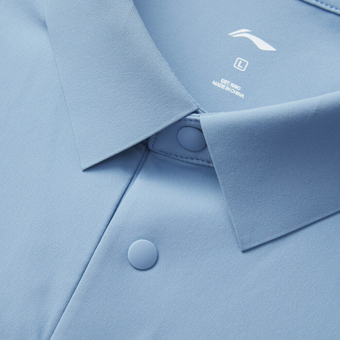 LI-NING李宁2025男子短袖功能POLO针织有领短TAPLV039-8