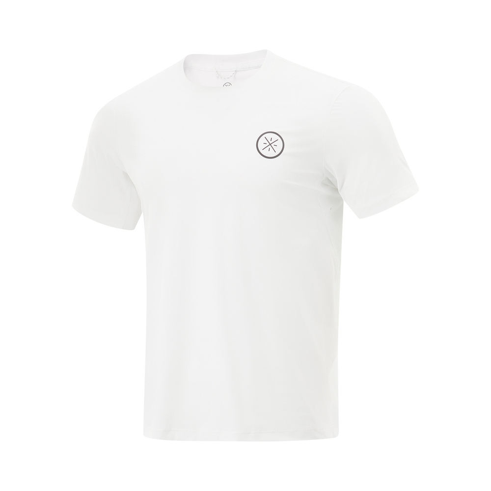 LI-NING李宁2025男子短袖T恤针织无领短TATSV017-2