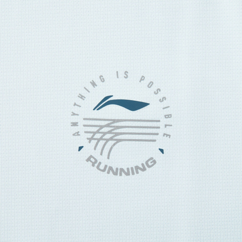 LI-NING李宁2025男子短袖T恤针织无领短TATSV083-7