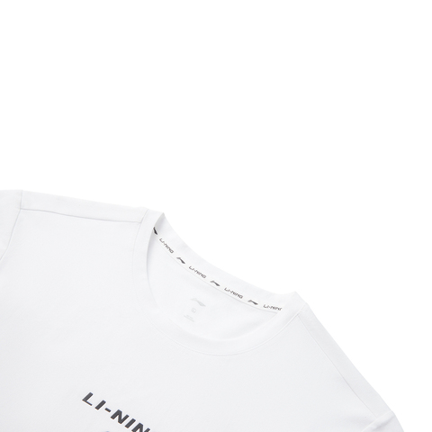 LI-NING李宁2025男子短袖T恤针织无领短TATSV115-9