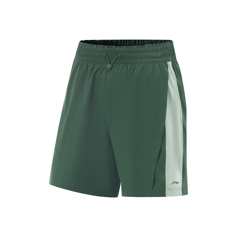 LI-NING李宁2025女子运动短裤梭织短裤AKSV128-4