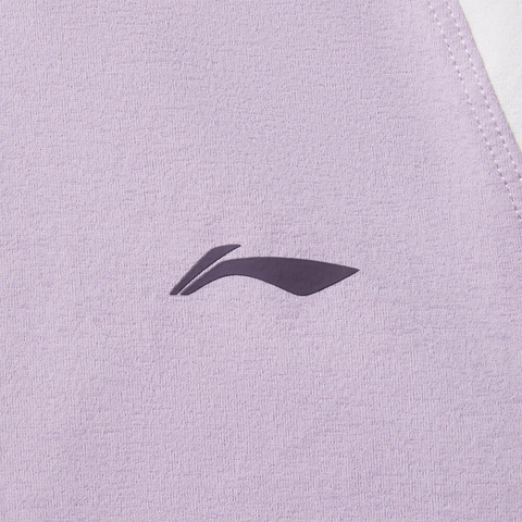 LI-NING李宁2025女子短袖T恤针织无领短TATSV132-6