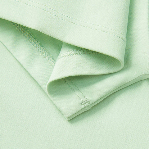 LI-NING李宁2025女子短袖T恤针织无领短TATSV044-4