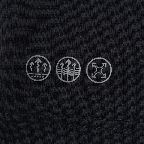 LI-NING李宁2025男子短袖T恤针织无领短TATSV083-1