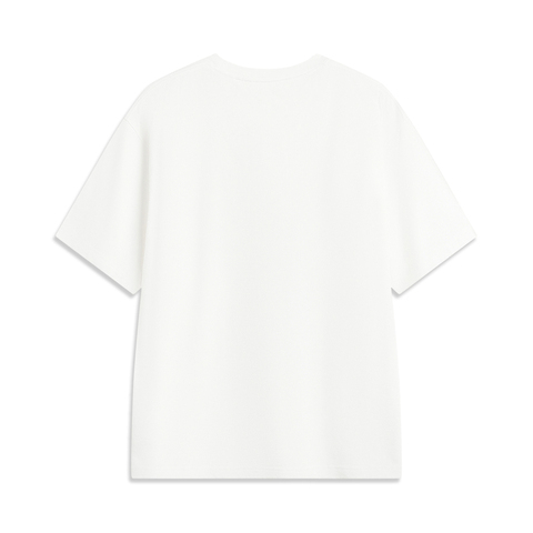 LI-NING李宁2025男子短袖文化衫针织无领短TAHSV167-9