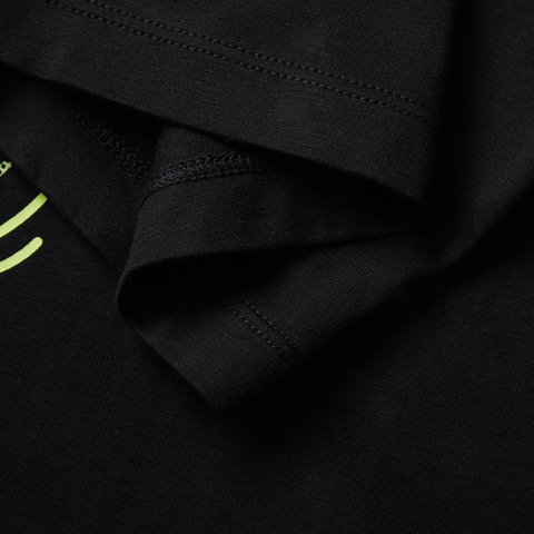 LI-NING李宁2025女子短袖文化衫针织无领短TAHSV192-3