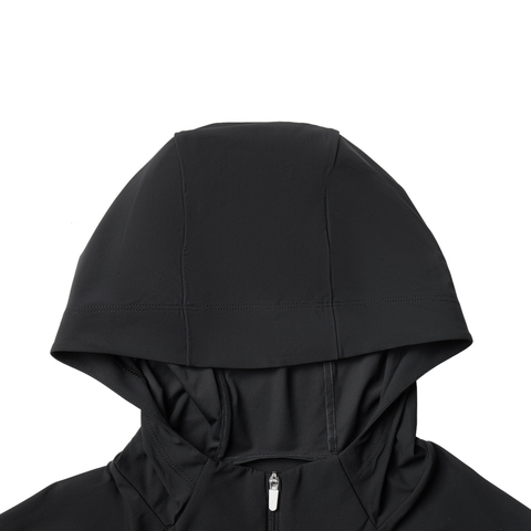 LI-NING李宁2025女子针织风衣针织连帽外套AFDV286-1