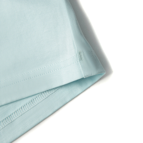 LI-NING李宁2025女子短袖文化衫针织无领短TAHSV184-2