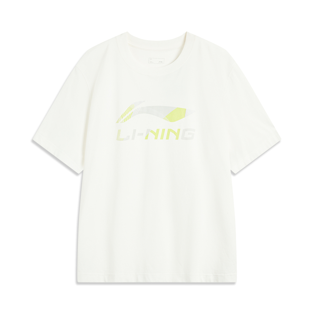 LI-NING李宁2025男子短袖文化衫针织无领短TAHSV161-1