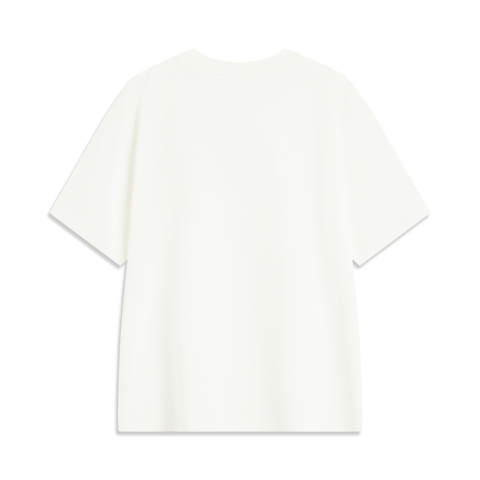 LI-NING李宁2025男子短袖文化衫针织无领短TAHSV163-5