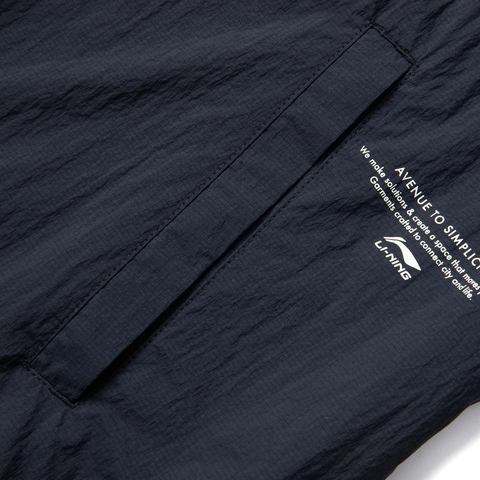 LI-NING李宁2025男子运动风衣梭织连帽外套AFDV827-3