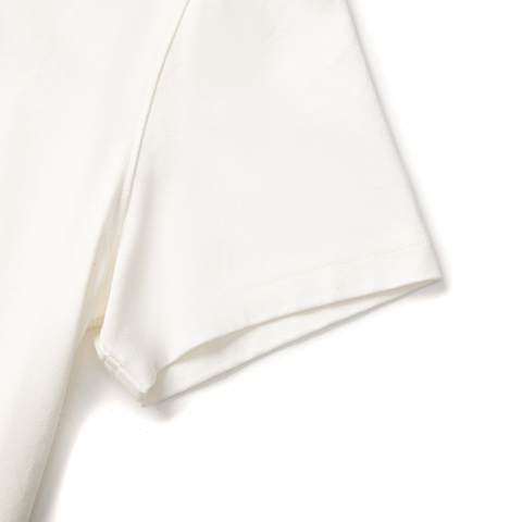 LI-NING李宁2025女子短袖文化衫针织无领短TAHSV184-1